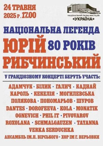Юрій Рибчинський. Ювілейний концерт